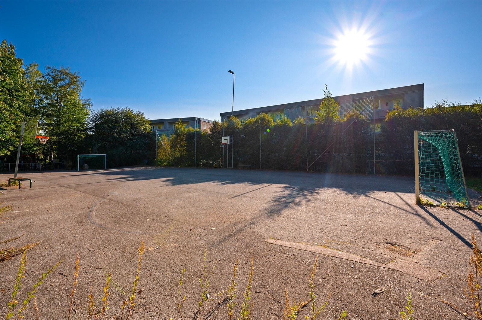 Felles fotball og basketbane! Galleribilde