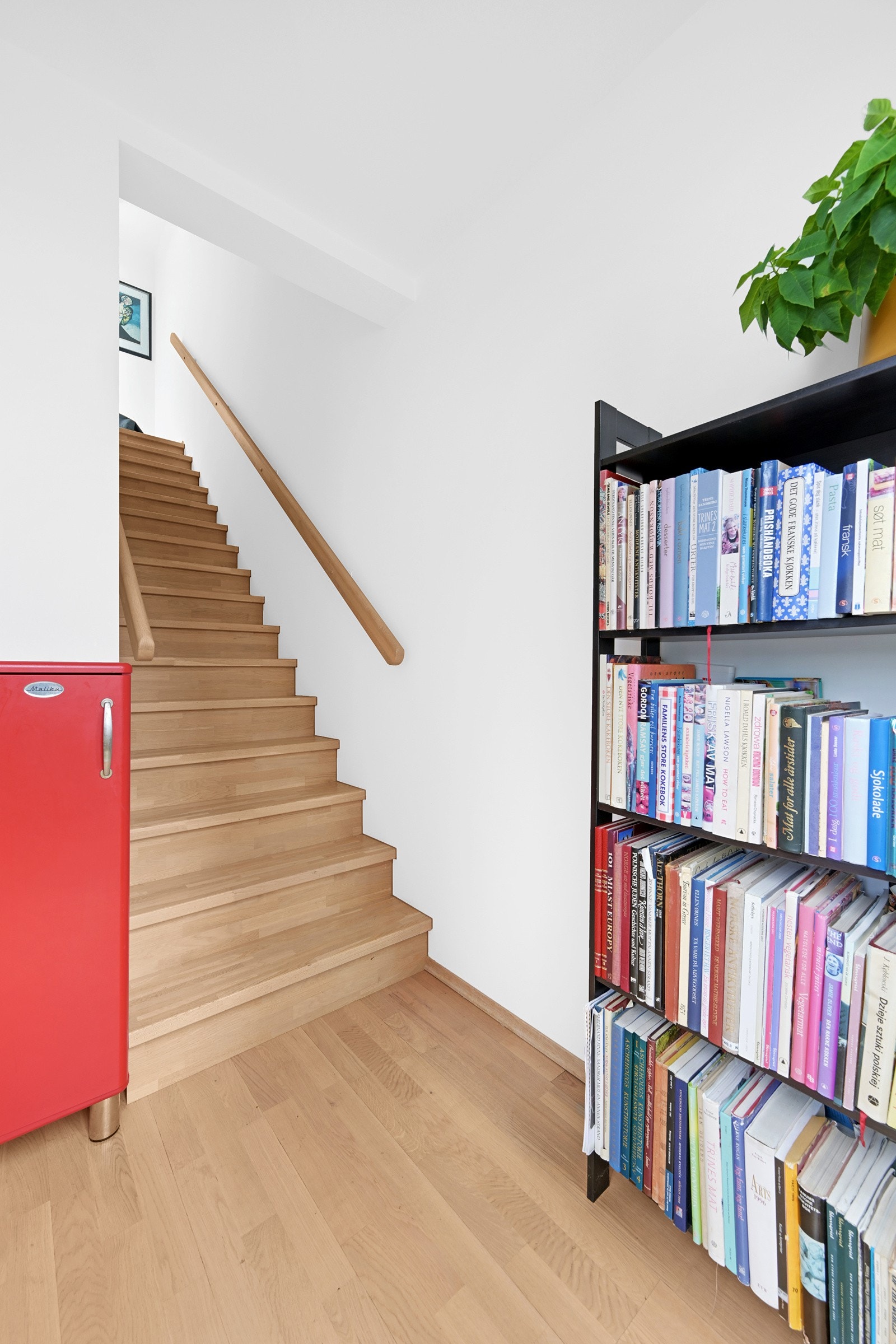 Her ser vi trappen som tar oss opp til takterrassen Galleribilde