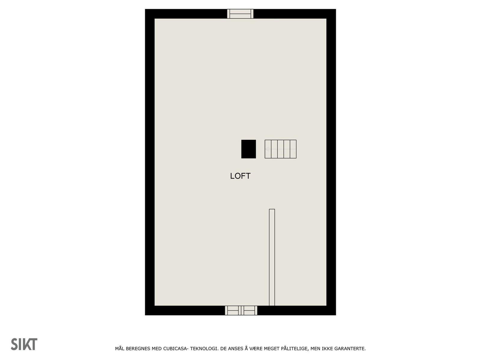 Plantegning loft Galleribilde