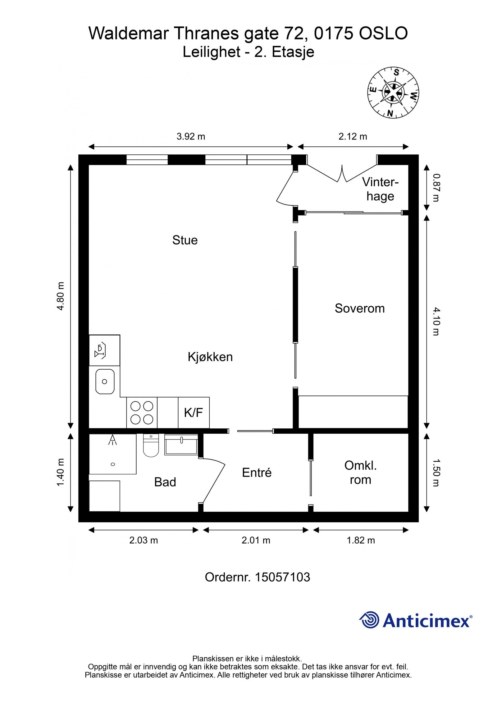 plantegning Galleribilde
