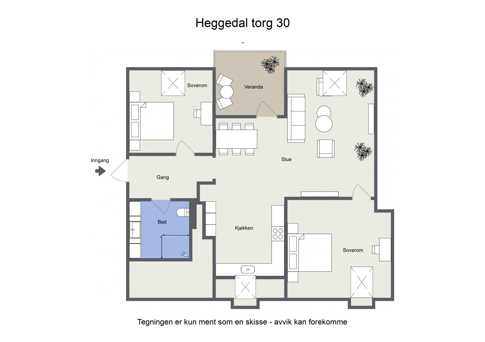 Plantegning. Galleribilde