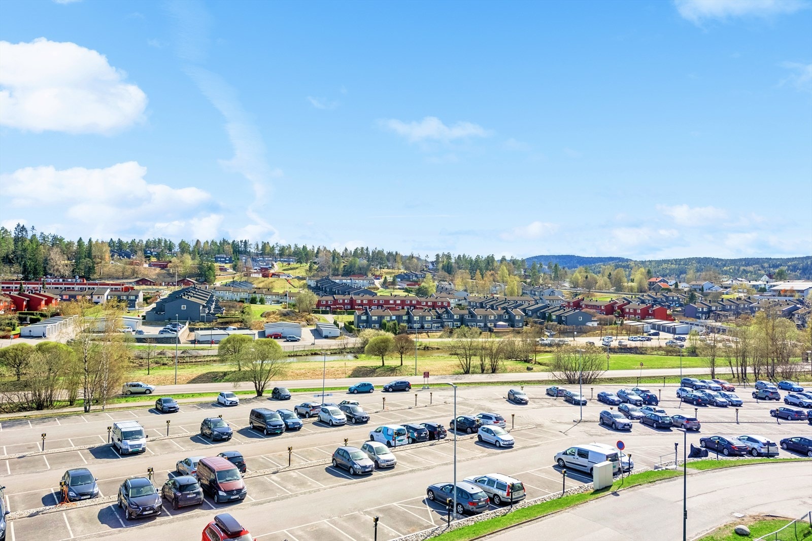 Utsikt fra balkong Galleribilde