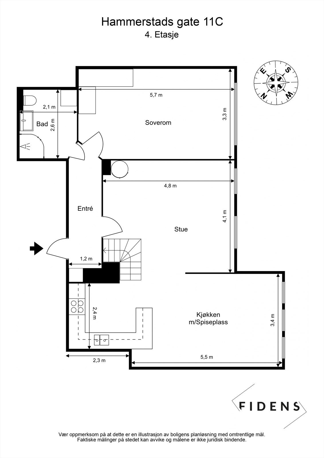 Plantegning Galleribilde