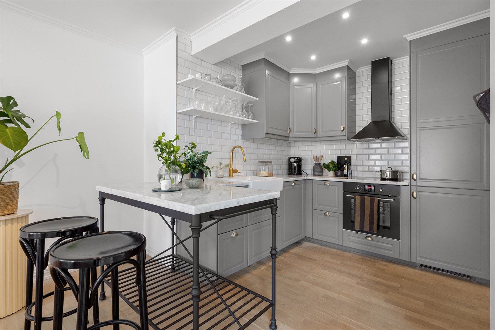 Flott, klassisk kjøkken Galleribilde