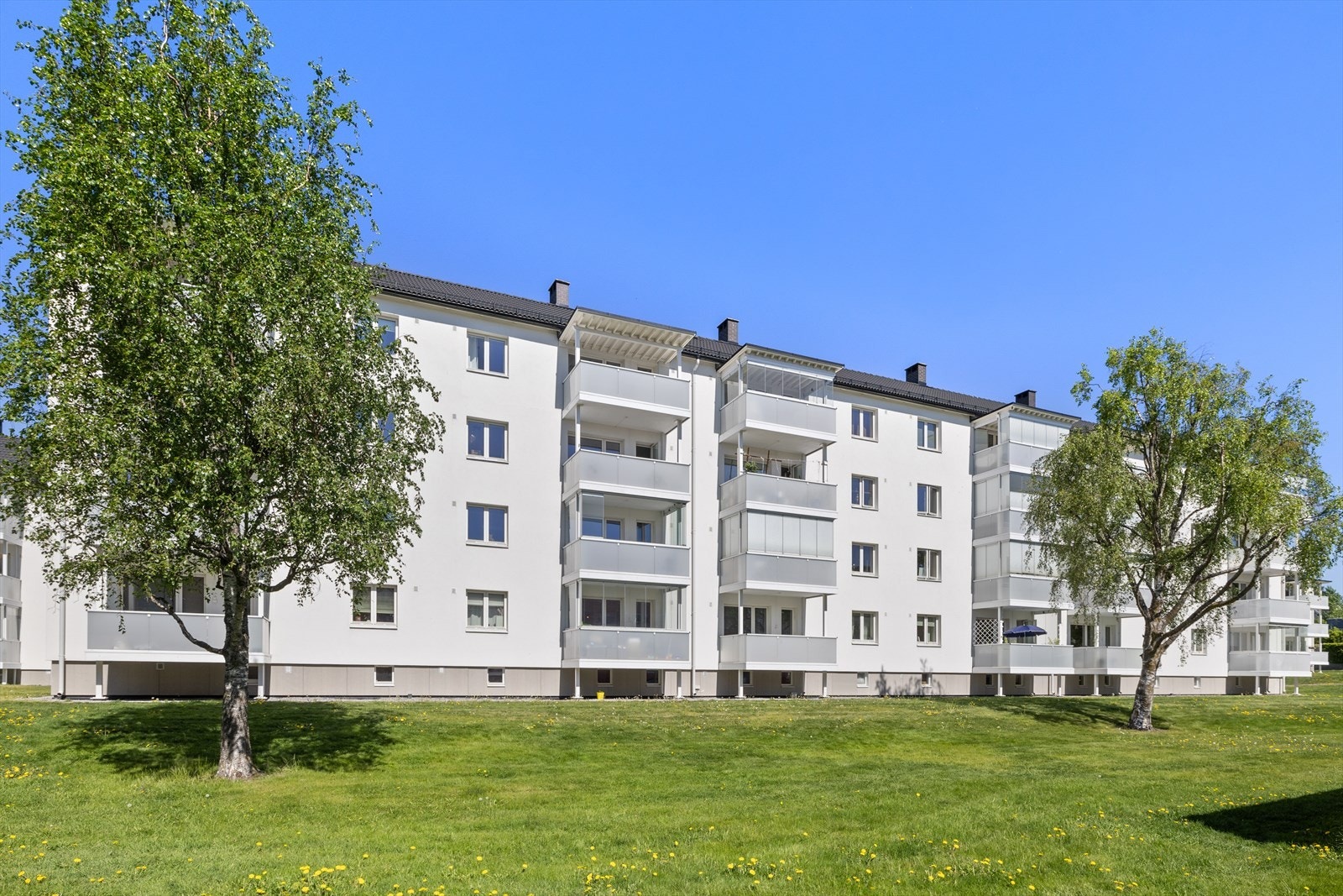 Her bor du i et veldrevet borettslag med god vedlikeholdshistorikk Galleribilde