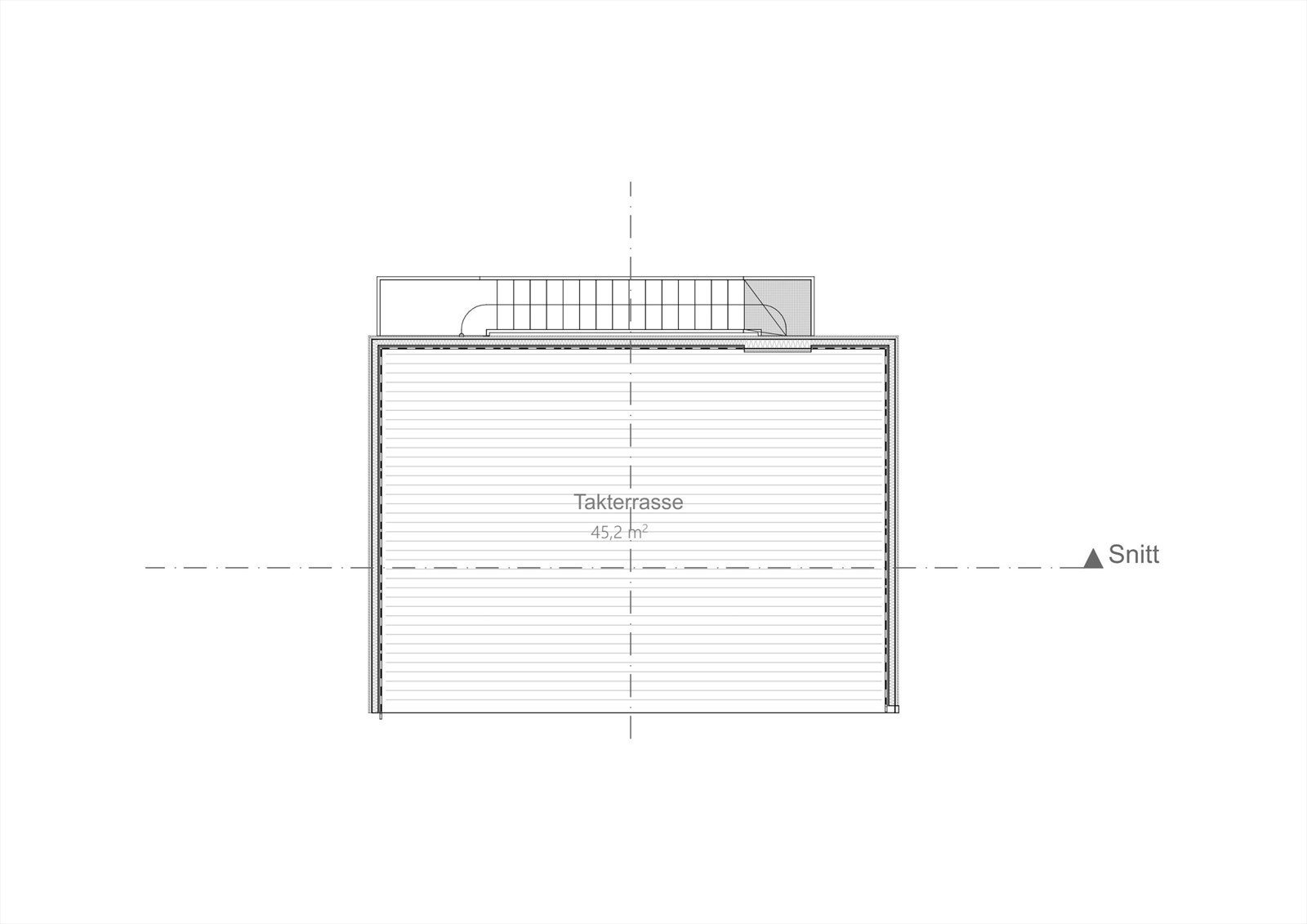 Takterrasse på hytte 5, 6 og 7 Galleribilde