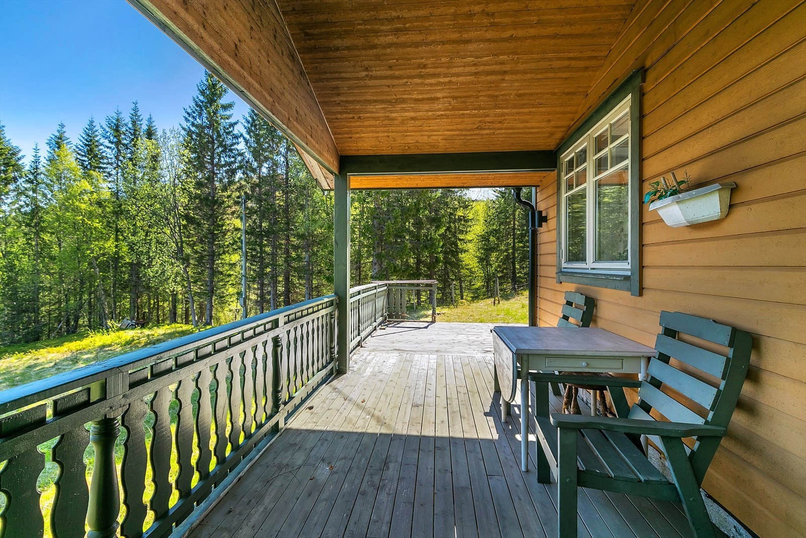 Veranda med overbygg Galleribilde