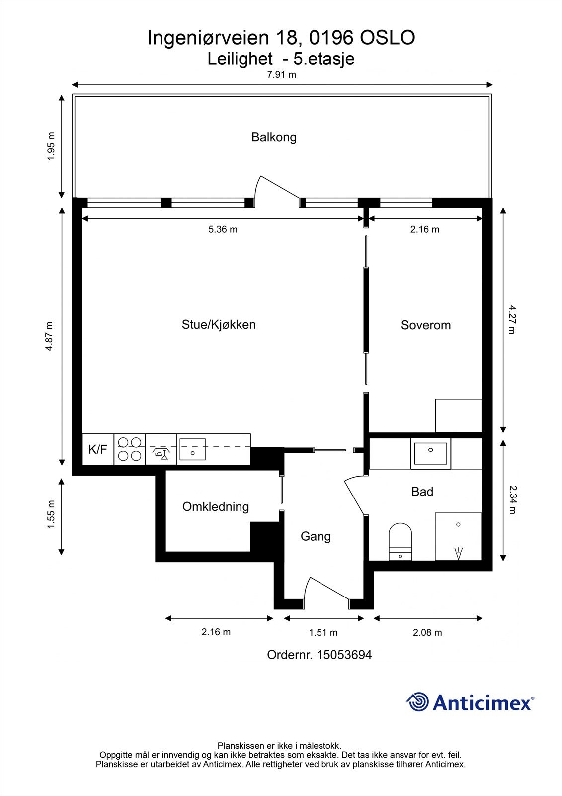 Leiligheten har en åpen og moderne planløsning. Heis opp til leilighetsplan. Galleribilde