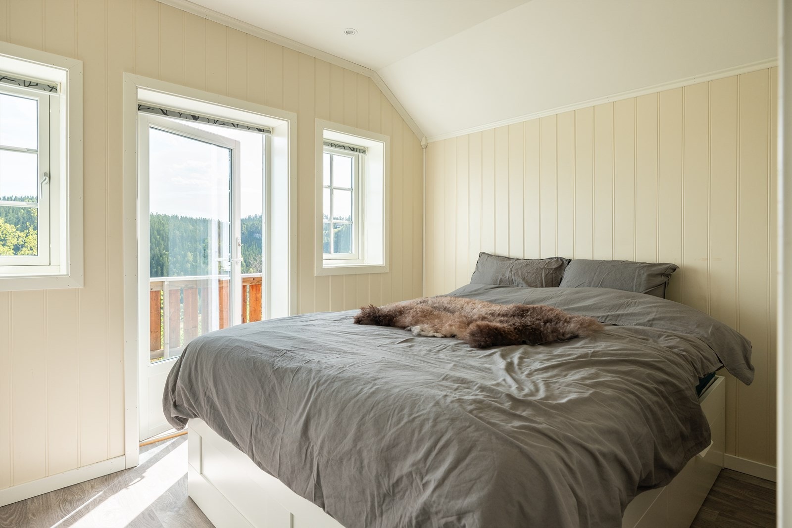 Hovedsoverommet strekker seg over 11,5m². Galleribilde