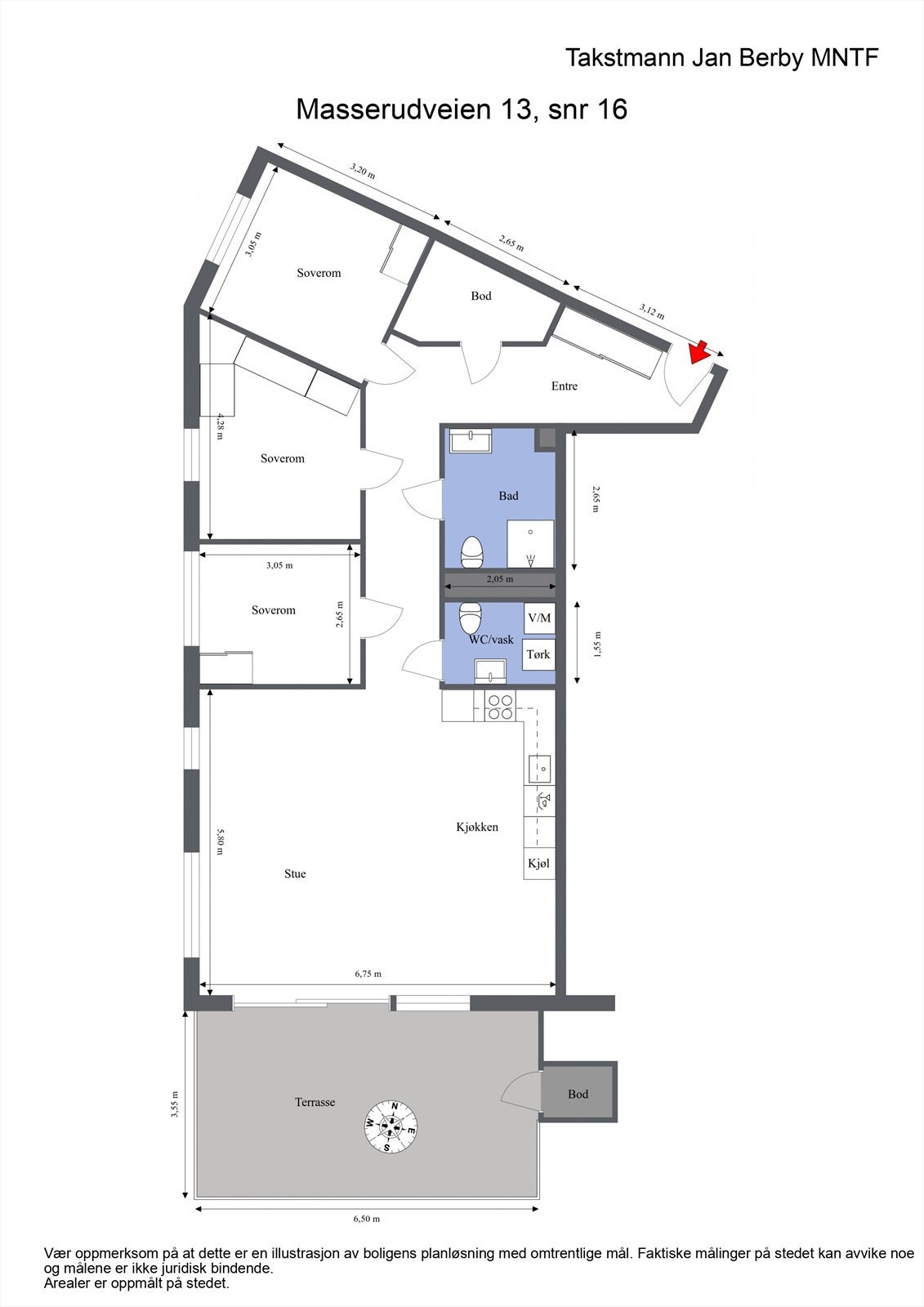 Plantegning Galleribilde