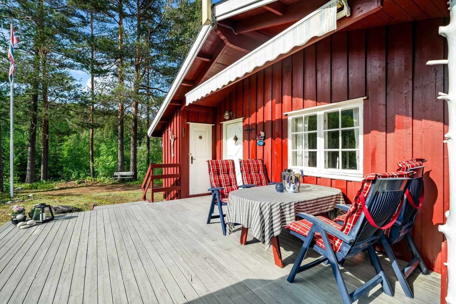 Solrik og vestvent terrasse på 37 m2 Galleribilde