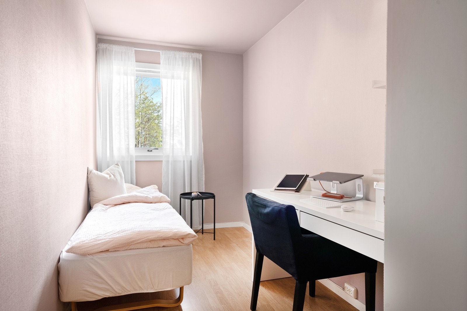 Det minste soverommet er ideelt som gjesterom, kontor eller tv-stue Galleribilde