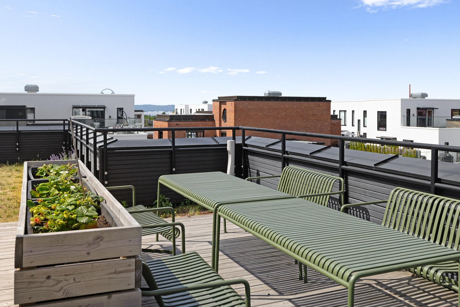 Takterrasse. Galleribilde