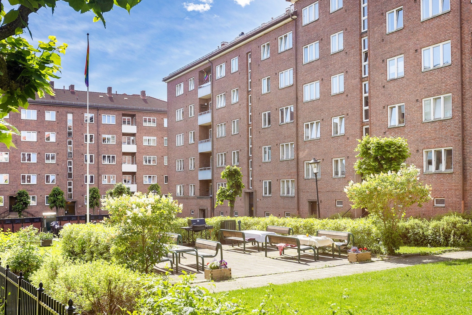 Her vil du bo i et veldrevet og hyggelig borettslag. Galleribilde