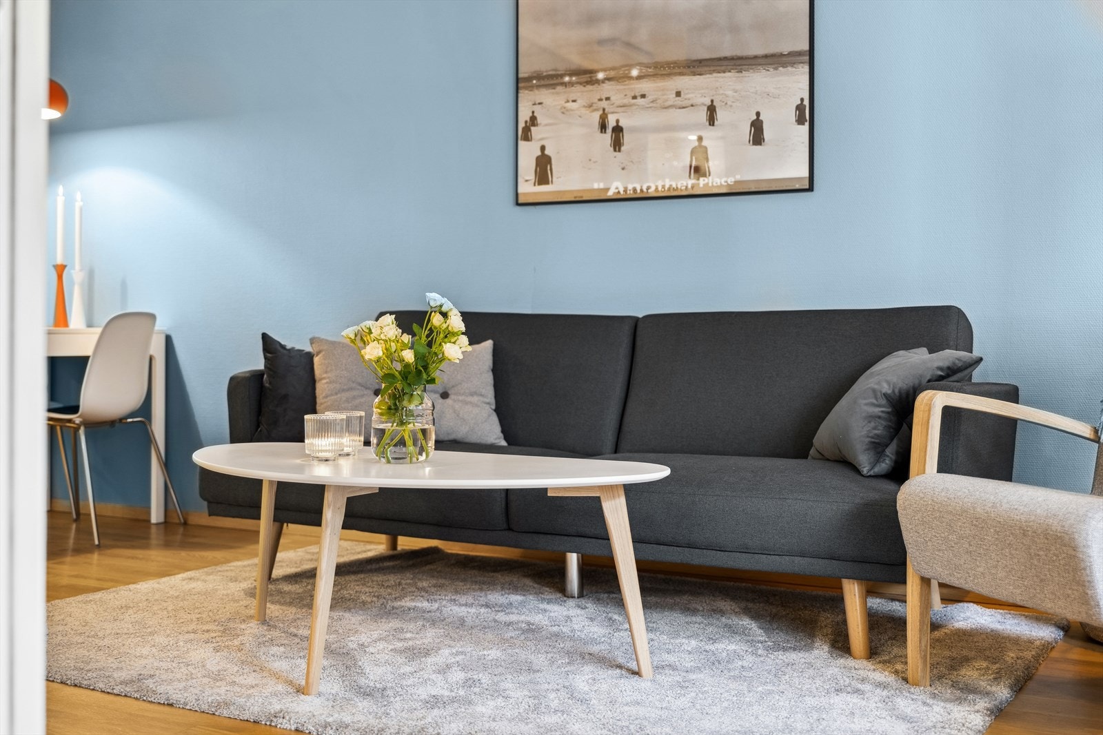 Leiligheten er totalt på 42 BRA-i og innehar en gjennomført planløsning. Galleribilde
