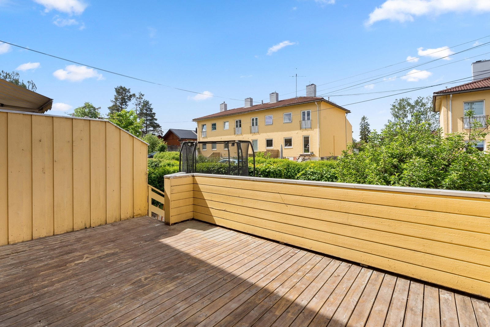 Vestvendt terrasse Galleribilde