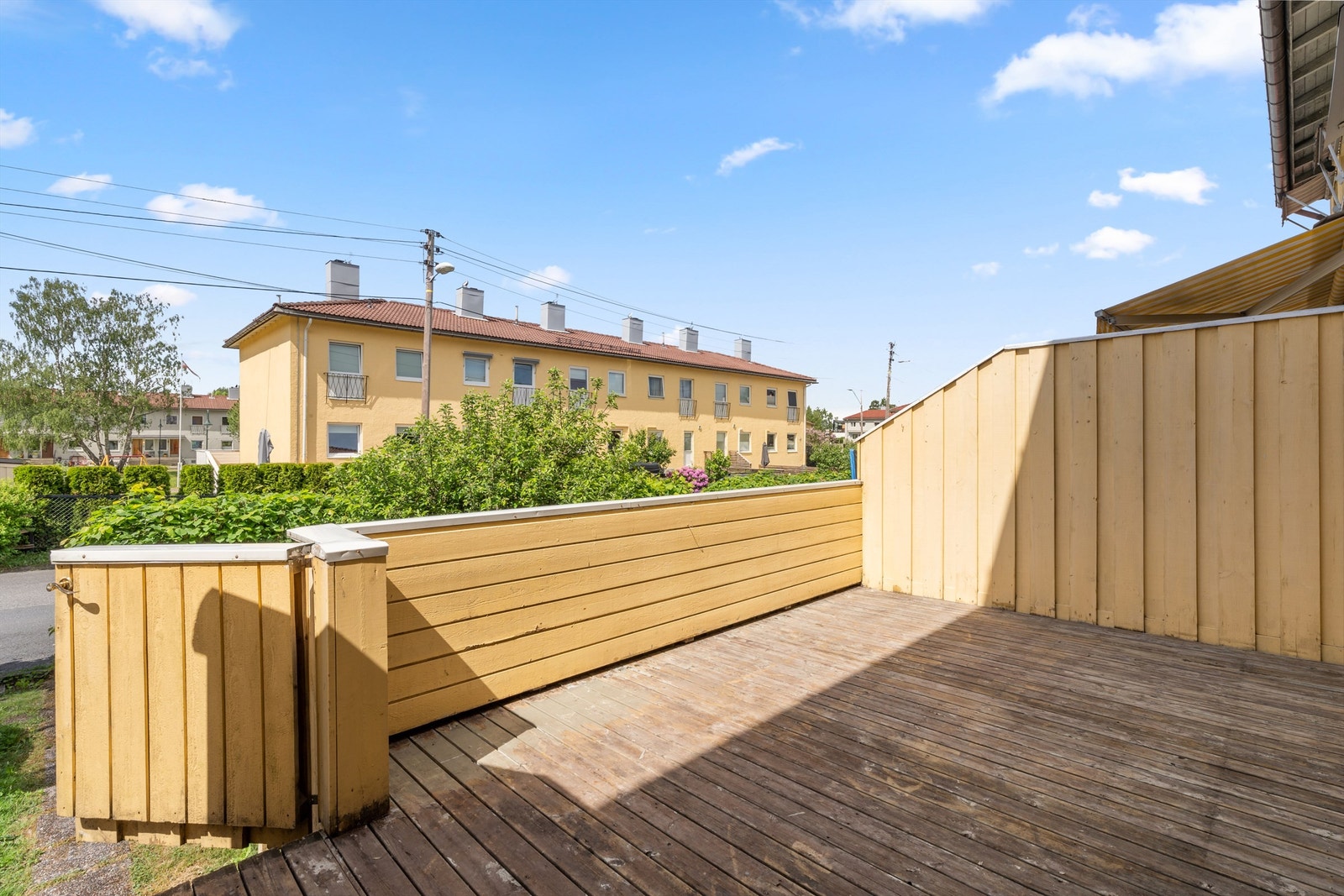 Vestvendt terrasse Galleribilde