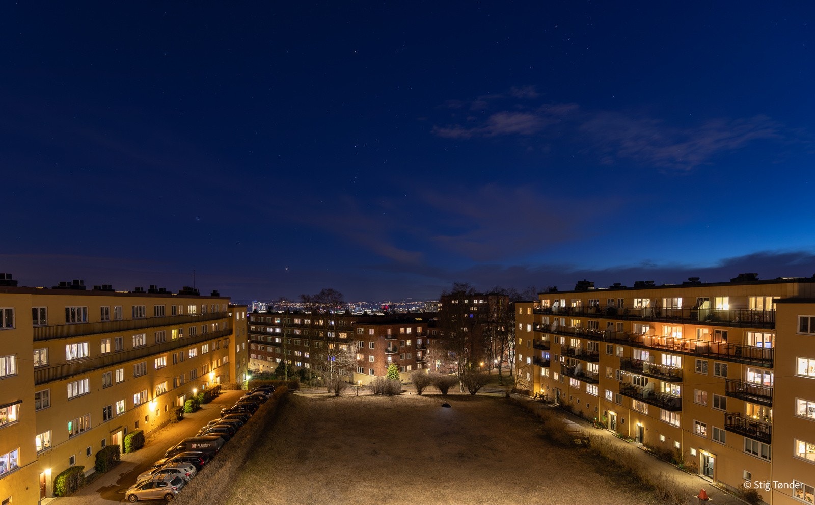 Selgers private bilde. Selger har satt stor pris på utsikten, morgen som kveld. Galleribilde
