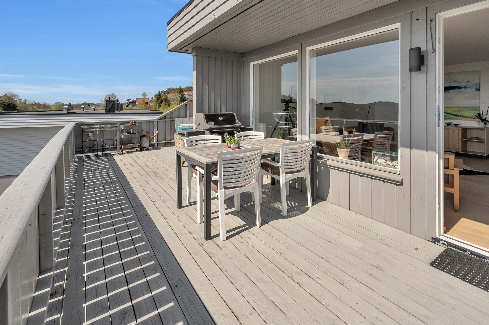 God plass til utemøblement og her kan man vireklig nyte fine sommerdager. Galleribilde