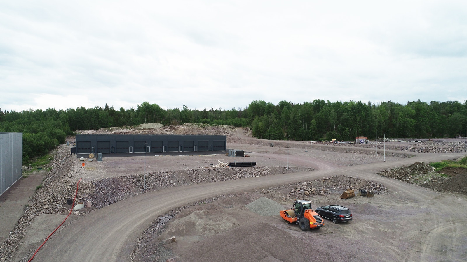 Ferdigstilte lagerboder. Galleribilde