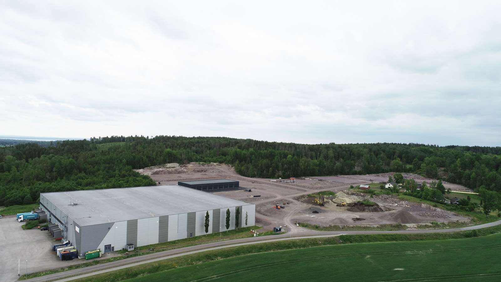 Aditro logistics er allerede etablert med et stort logistikkbygg på ca. 10.000 kvm. Galleribilde