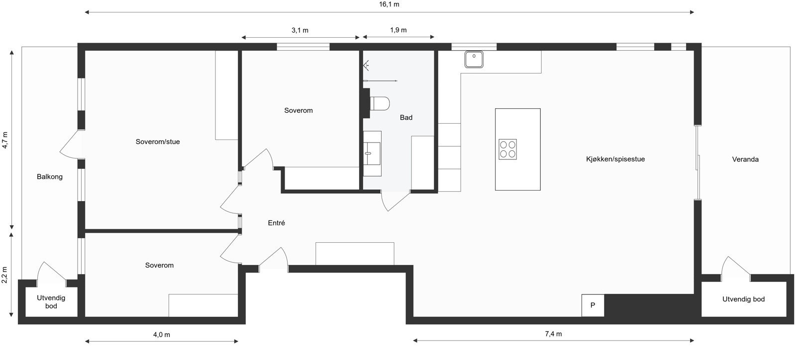 Plantegning. Galleribilde