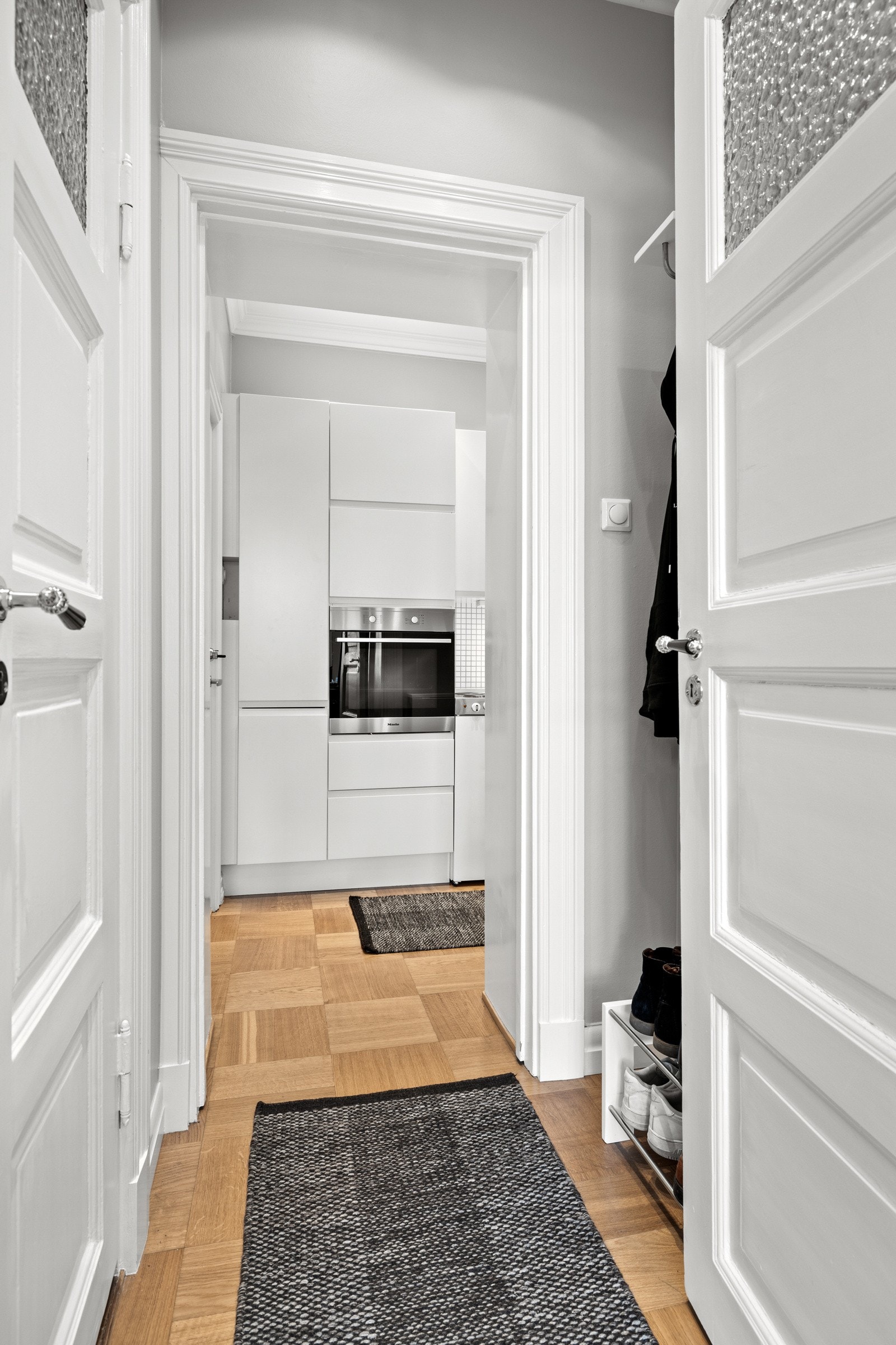 Inngang til egen hybel-del. Galleribilde