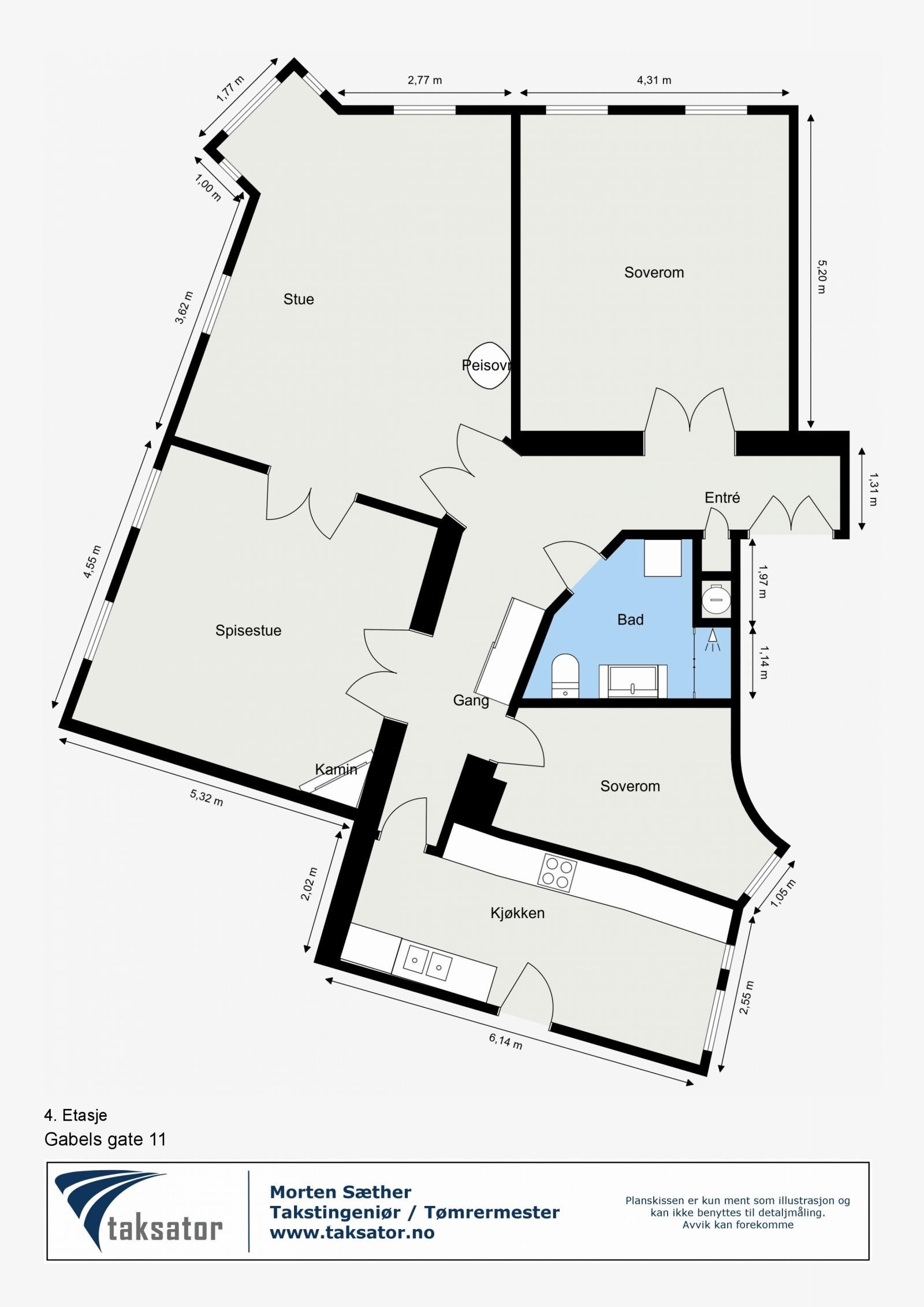 Plantegning. Galleribilde