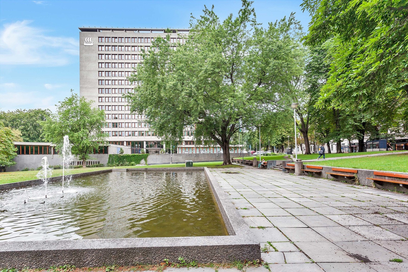 Hydroparken ligger rett ved leiligheten Galleribilde