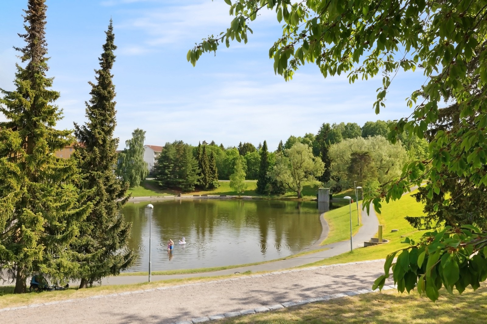 Badedammen Galleribilde