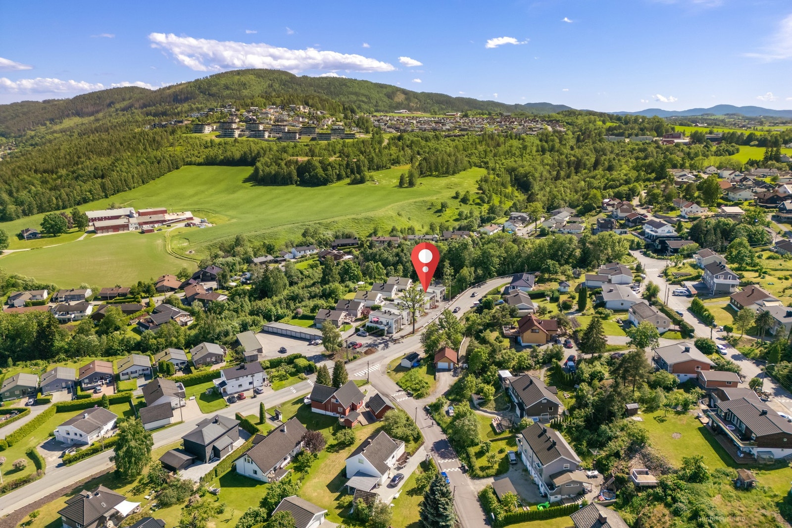 Boligen ligger rett ved inngangsbilletten til Nordbykollen Galleribilde