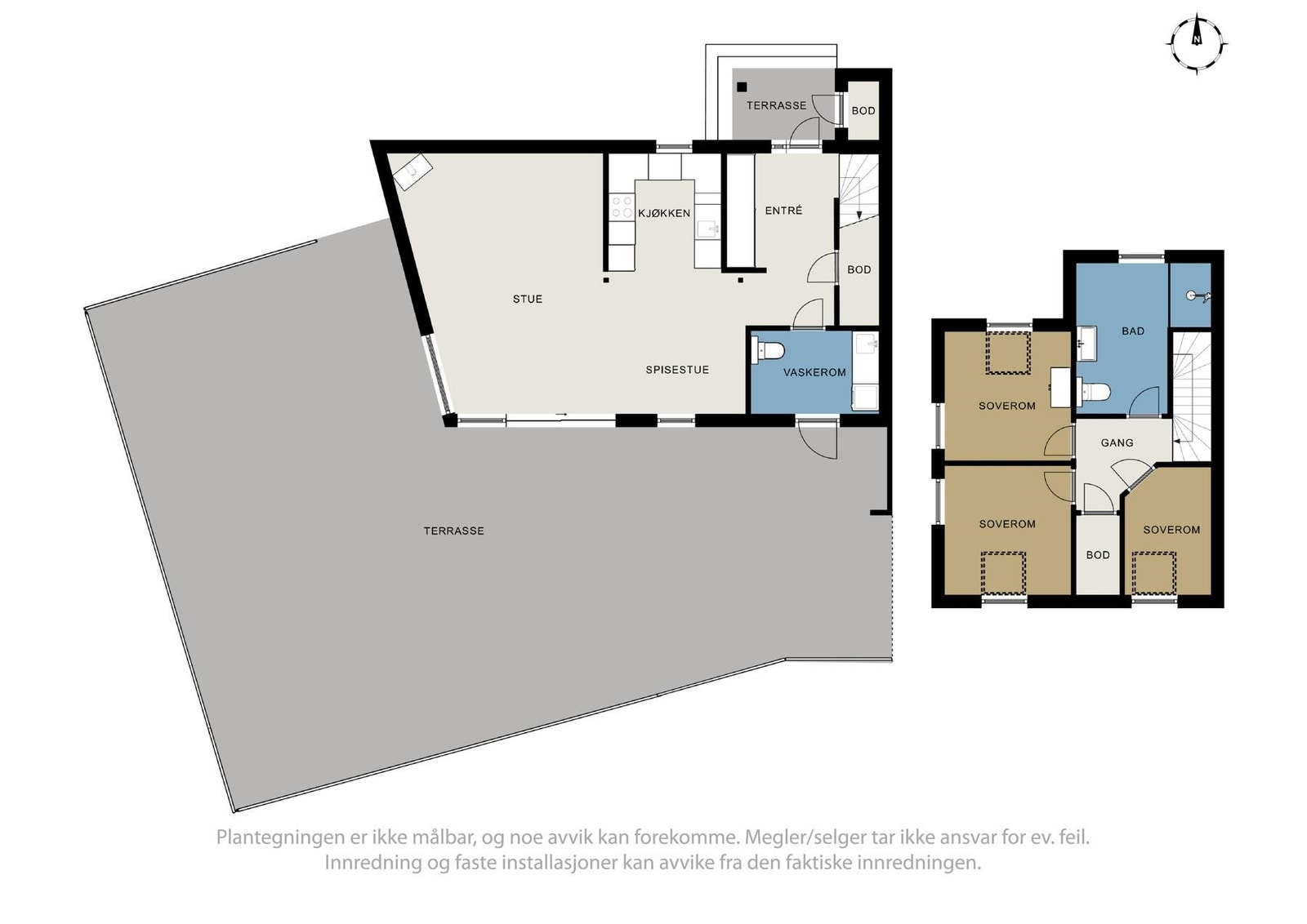 Planskisse oversikt. Galleribilde
