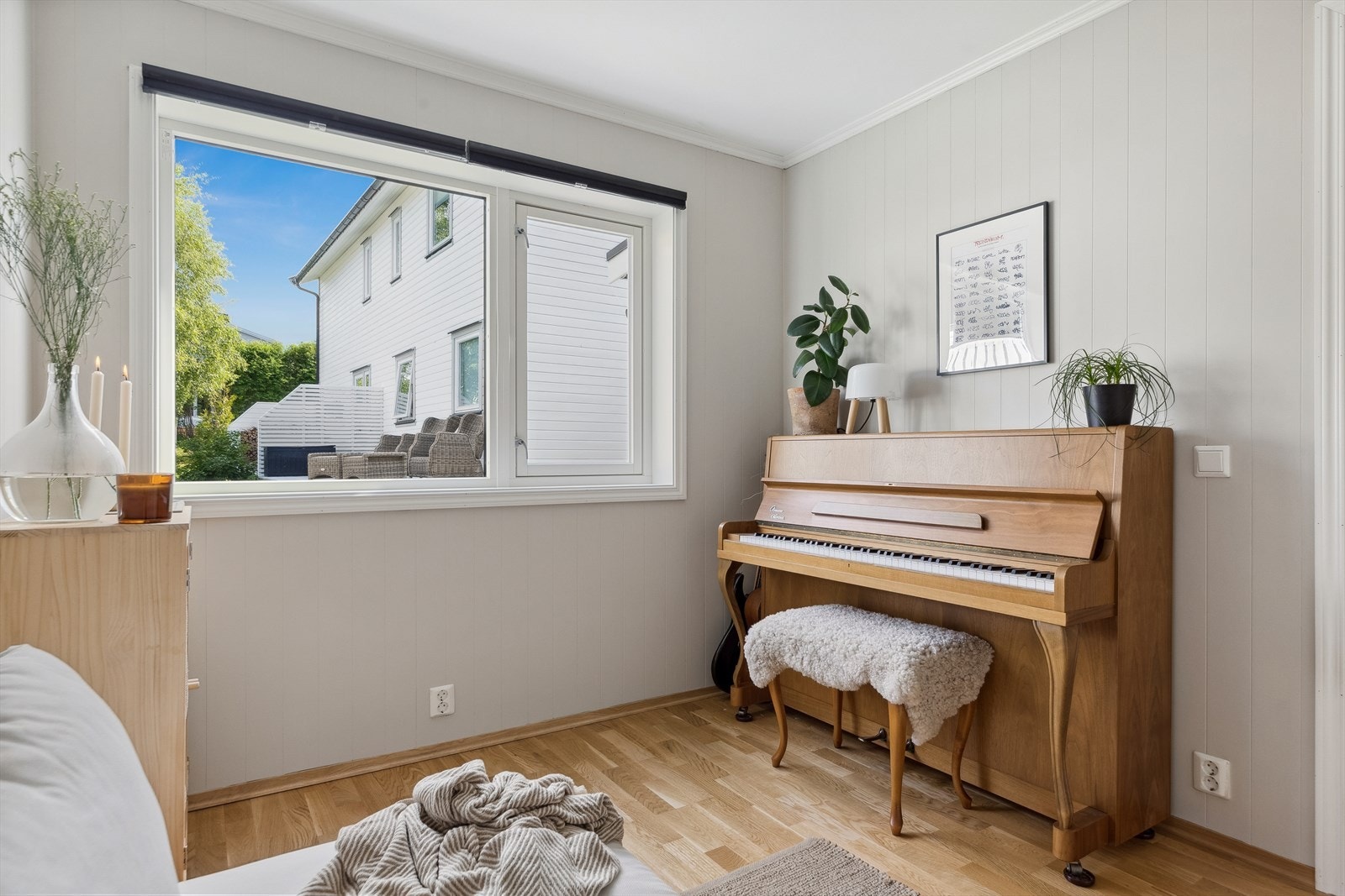 Soverommene innredes enkelt etter familiens behov og ønsker. Galleribilde