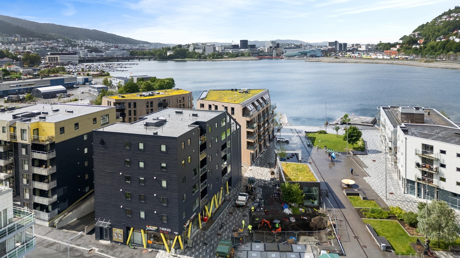 Her får du kombinasjonen av rolige omgivelser og bare få minutter inn til pulserende Bergen sentrum Galleribilde
