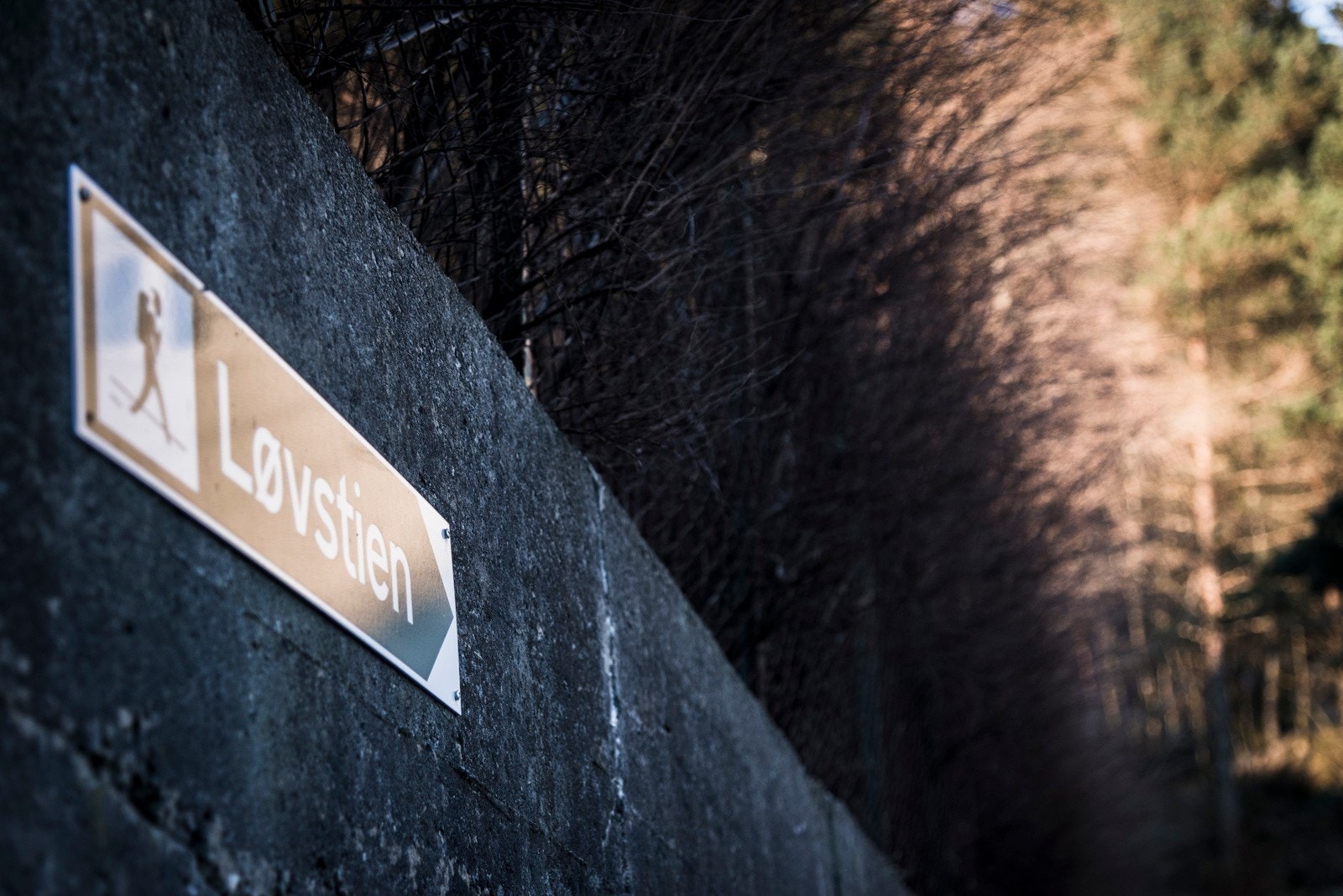 Rett ved leiligheten har du populære Løvstien som i påsken 2024 åpnet med en ny og oppgradert trasé. Galleribilde