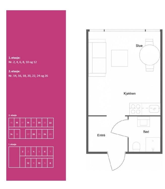 Planskisse partall Galleribilde