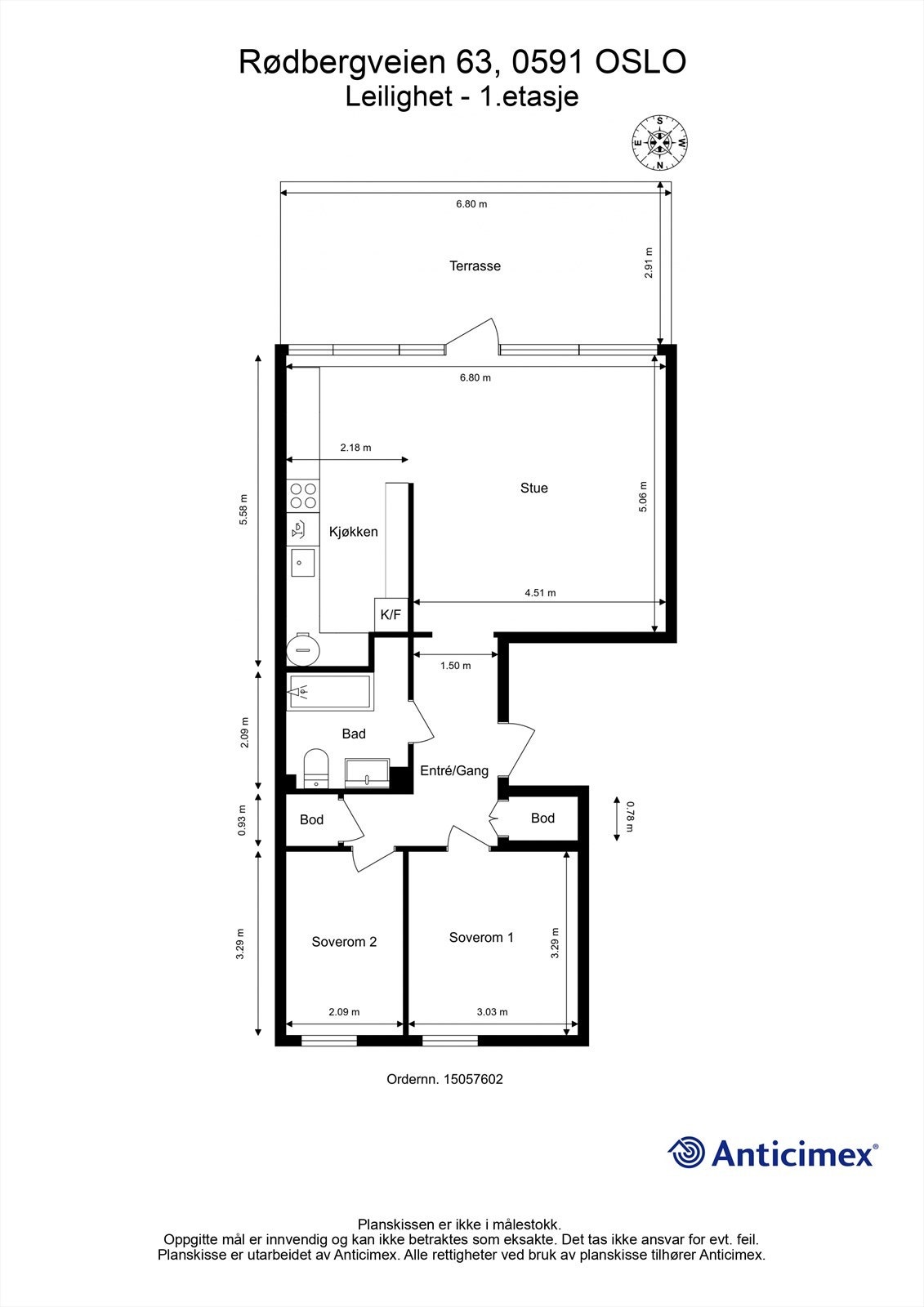 Plantegning Galleribilde