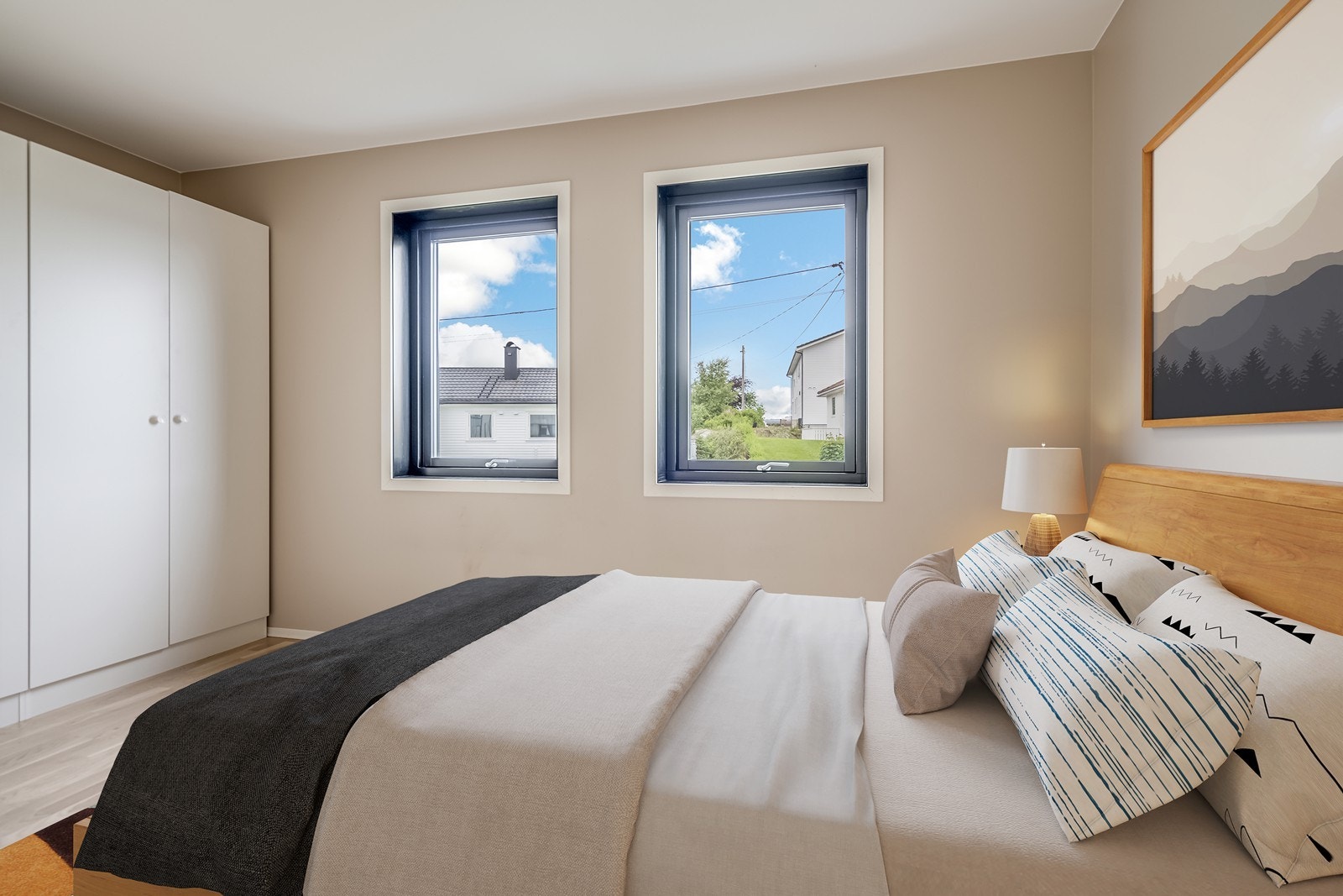 Hovedsoverom - Bildet er digitalt møblert Galleribilde