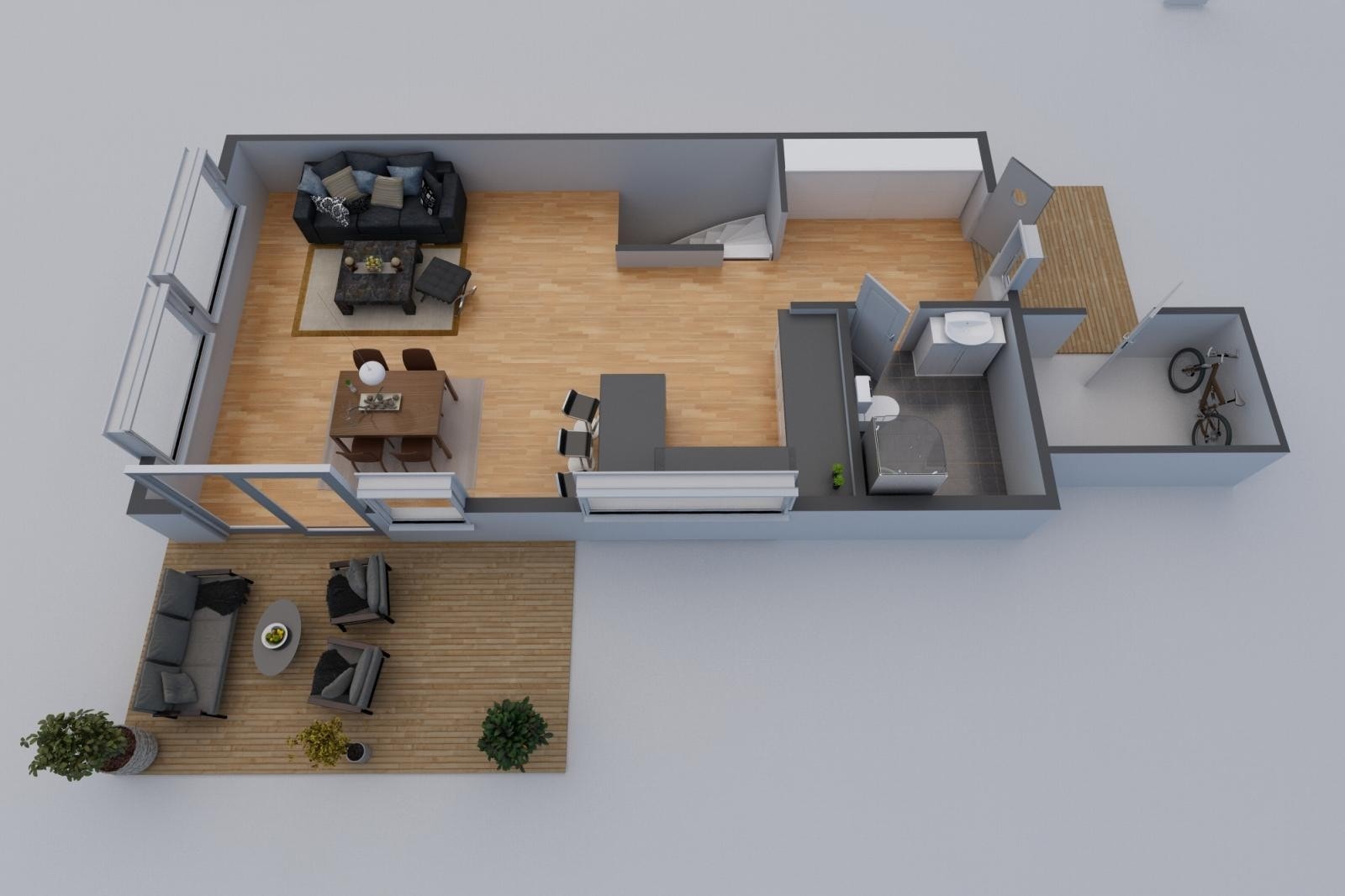 Plantegning 2. etg Galleribilde