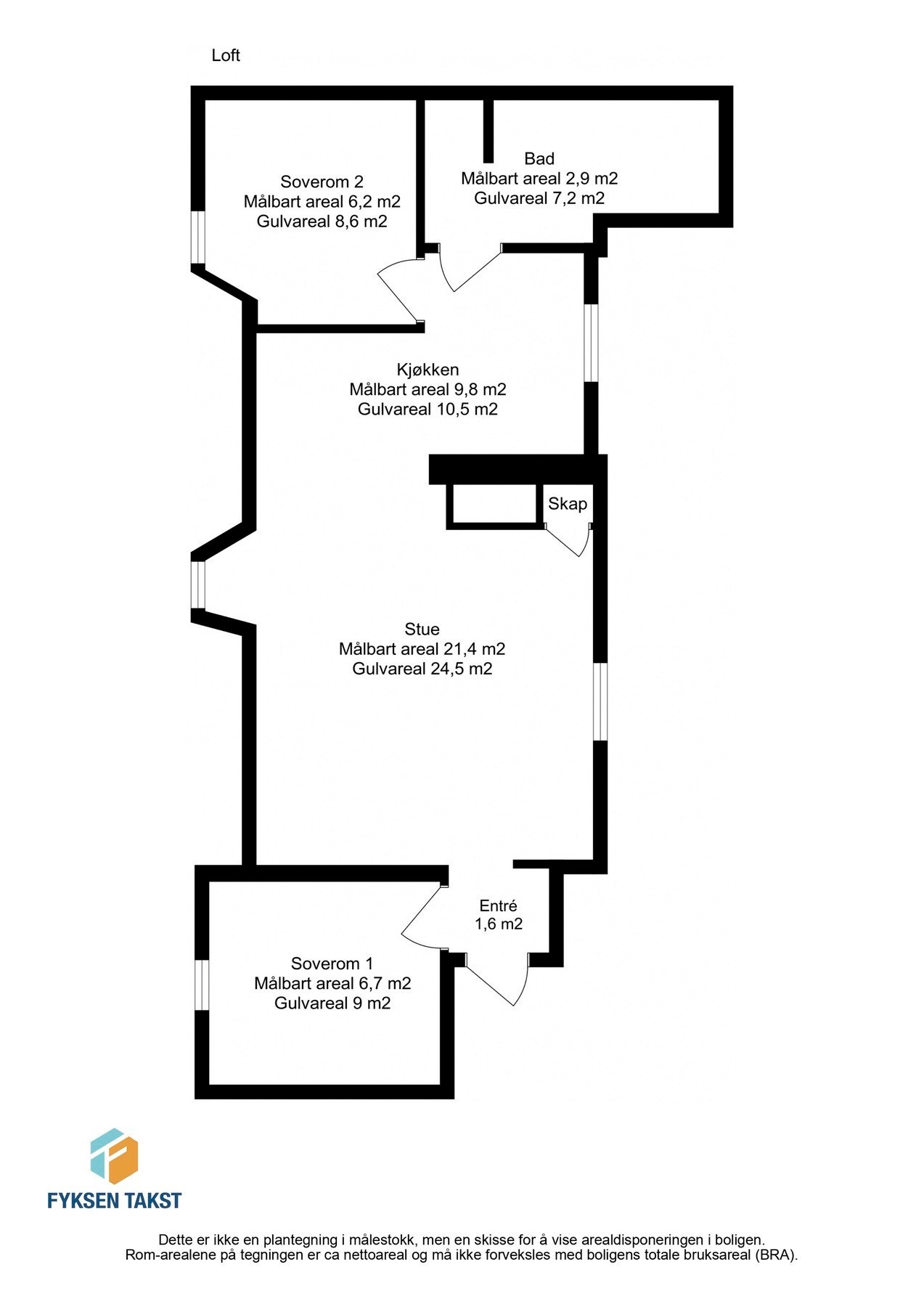 Planskisse. Galleribilde