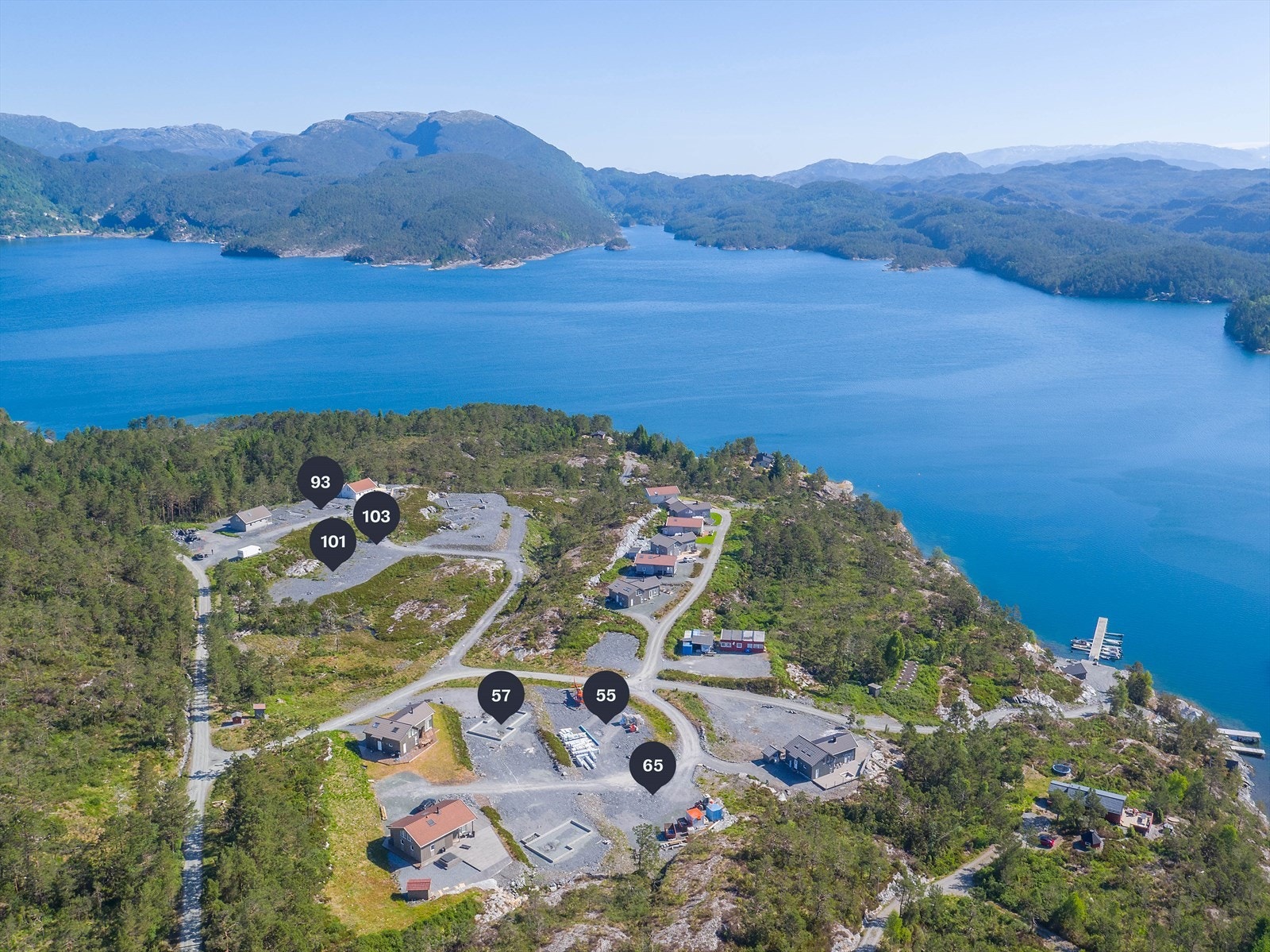 Feltet har 6 ledige tomter. Galleribilde