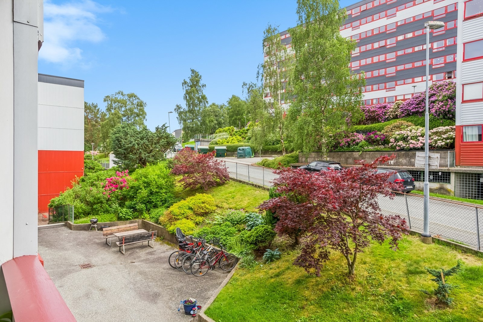 Borettslaget har fine fellesområder. Galleribilde