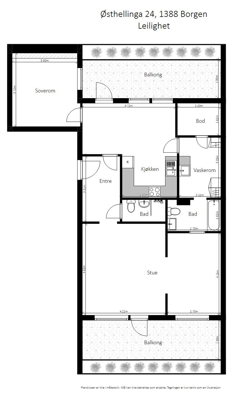 Plantegning. Galleribilde