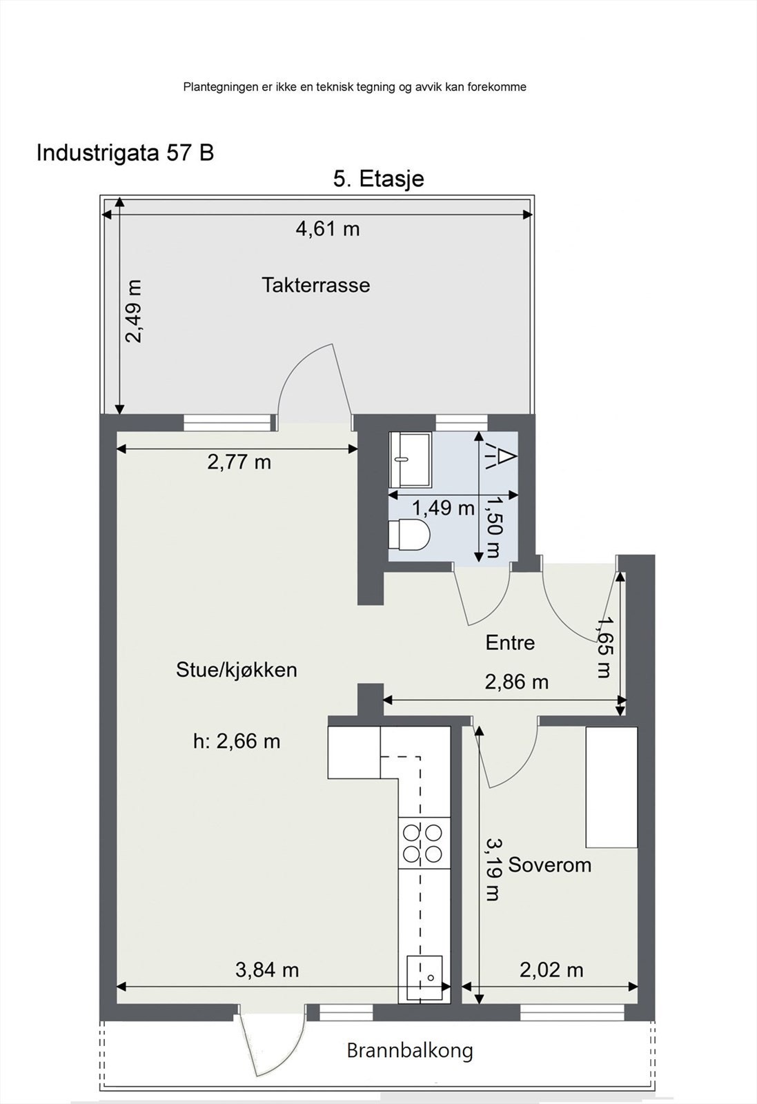 Disponerer også bod i kjeller på 4 kvm Galleribilde