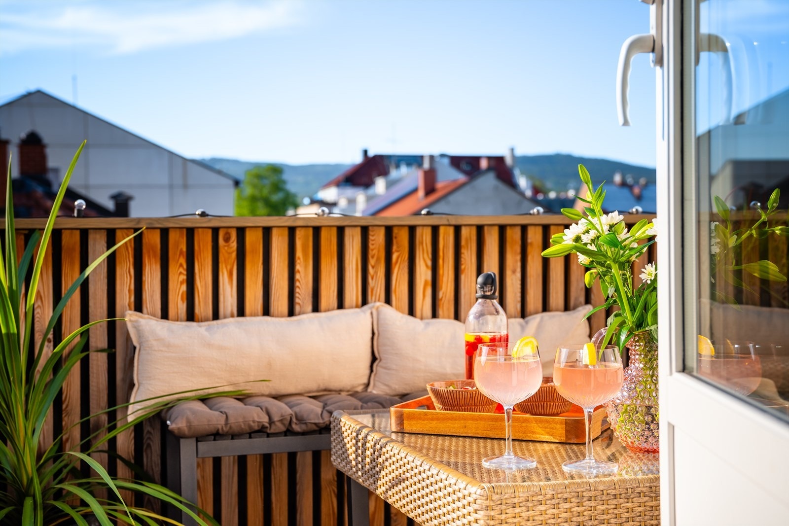 Siden du er på toppen, er det heller ingen innsyn på terrassen Galleribilde