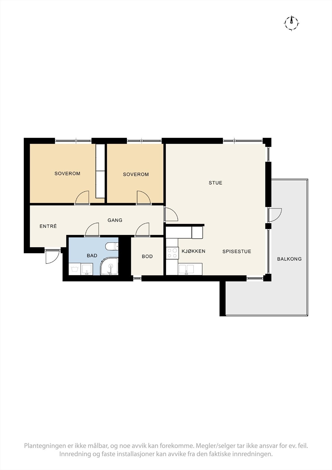 Plantegning - 4 etasje. Galleribilde