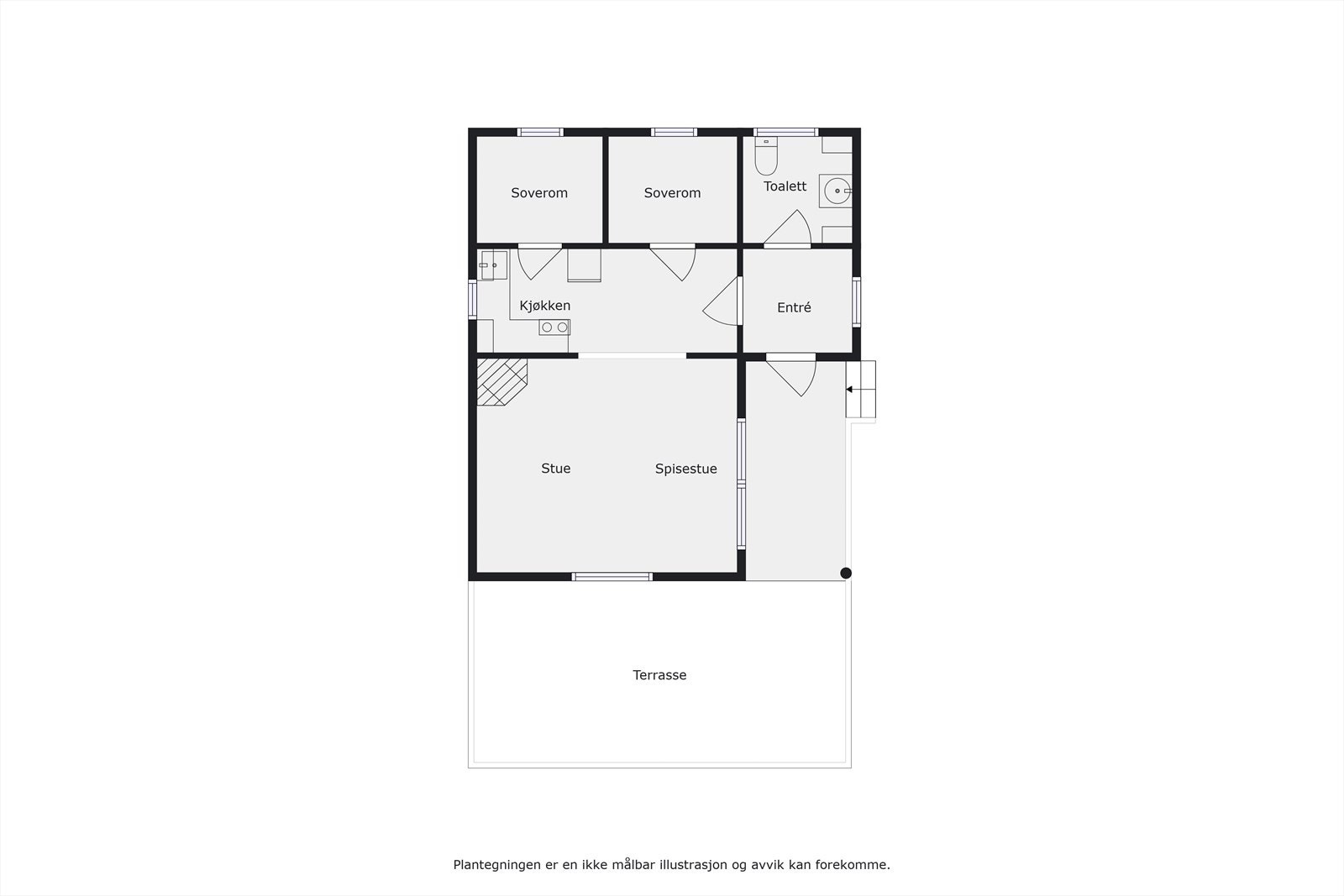Plantegning Galleribilde