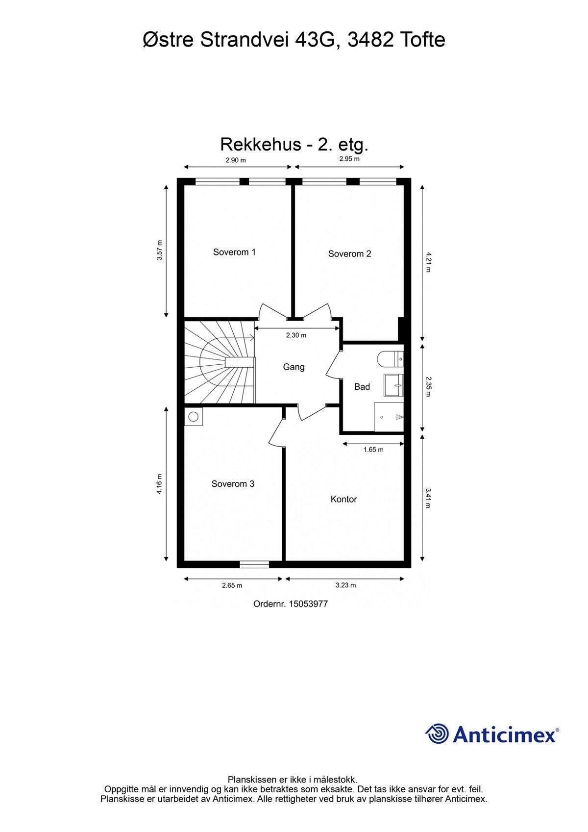 Plantegning 2.etasje Galleribilde