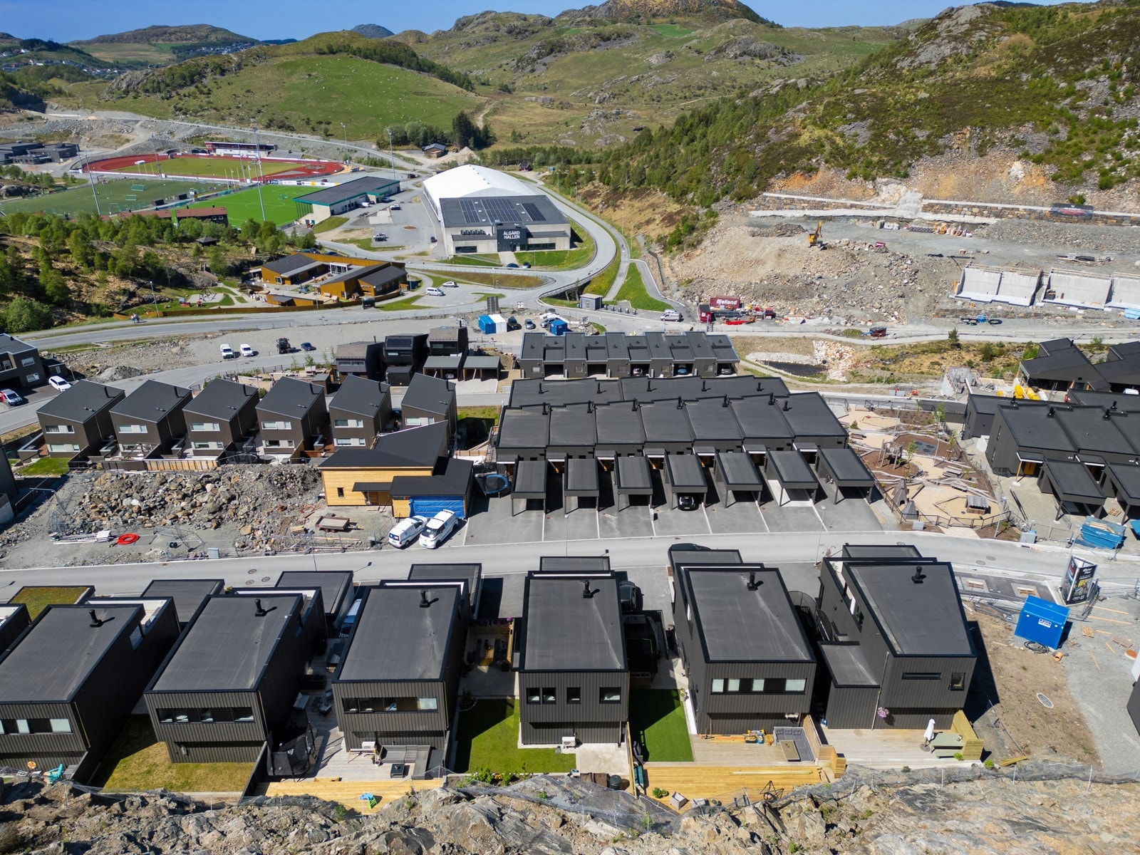 Dronefoto av Kodlidalen Galleribilde