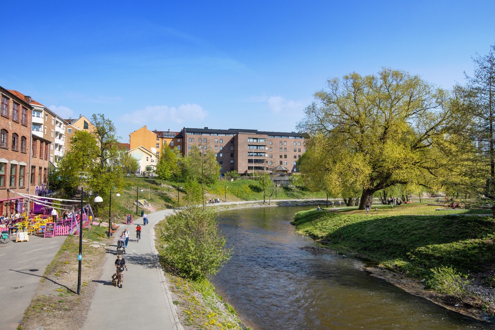 Akerselva for fine turmuligheter. Galleribilde